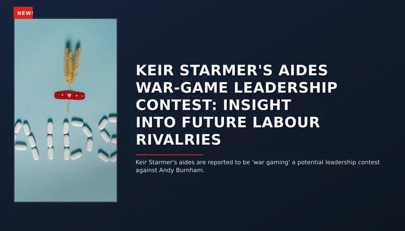 NEWS: KEIR STARMER'S AIDES WAR-GAME LEADERSHIP CONTEST: INSIGHT INTO FUTURE LABOUR RIVALRIES — VPNews