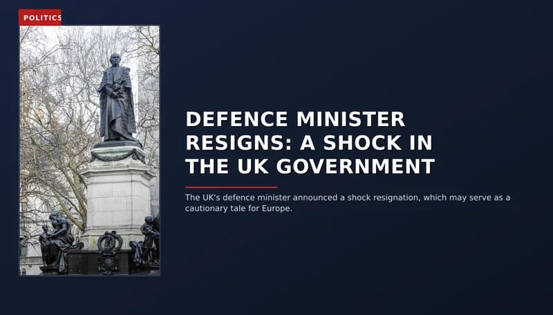 POLITICS: DEFENCE MINISTER RESIGNS: A SHOCK IN THE UK GOVERNMENT — VPNews