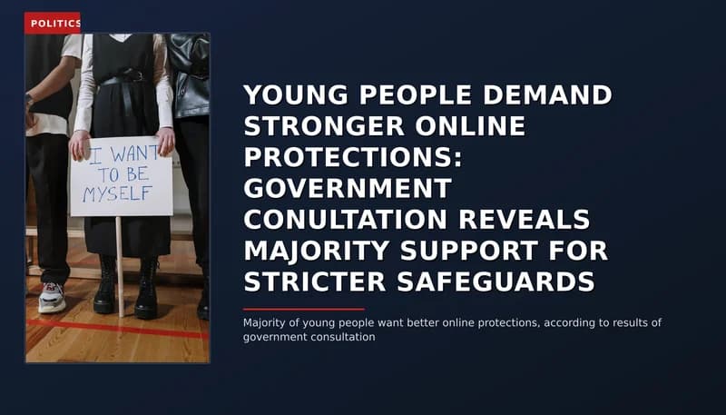 POLITICS: YOUNG PEOPLE DEMAND STRONGER ONLINE PROTECTIONS: GOVERNMENT CONULTATION REVEALS MAJORITY S — VPNews