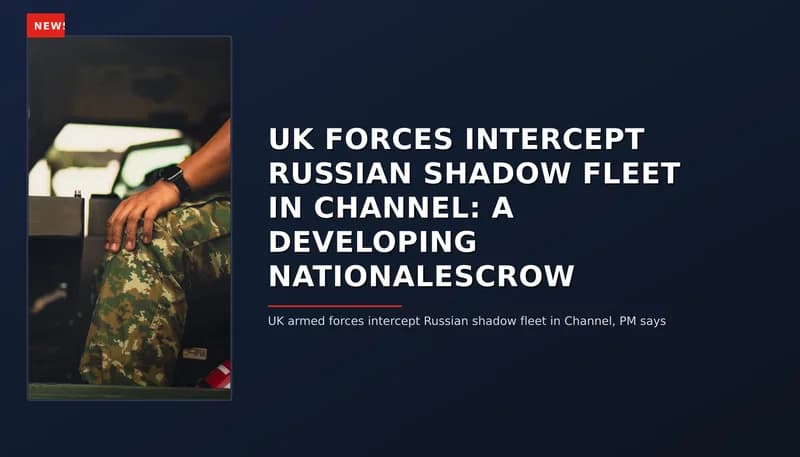 NEWS: UK FORCES INTERCEPT RUSSIAN SHADOW FLEET IN CHANNEL: A DEVELOPING NATIONALESCROW — VPNews