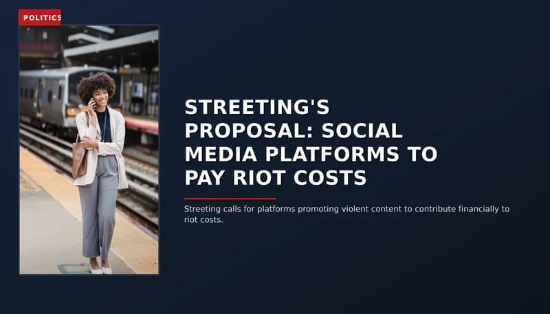 POLITICS: STREETING'S PROPOSAL: SOCIAL MEDIA PLATFORMS TO PAY RIOT COSTS — VPNews