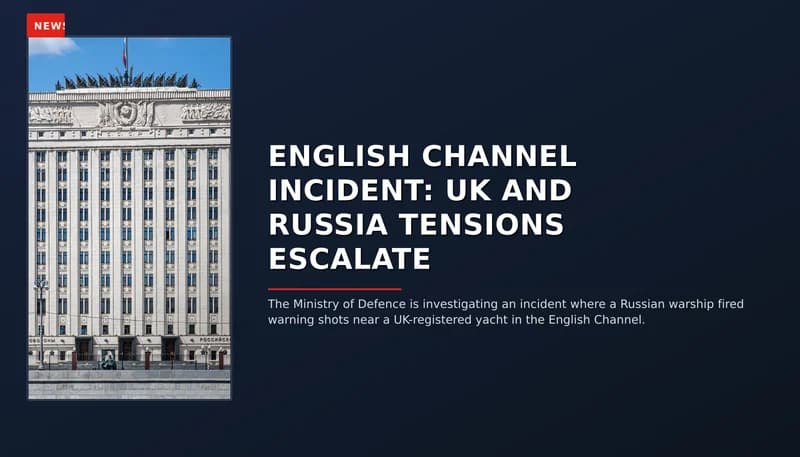 NEWS: ENGLISH CHANNEL INCIDENT: UK AND RUSSIA TENSIONS ESCALATE — VPNews