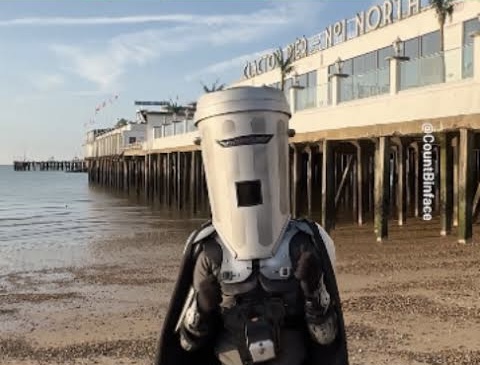 Image of novelty candidate count BinFace in Clacton By-Election