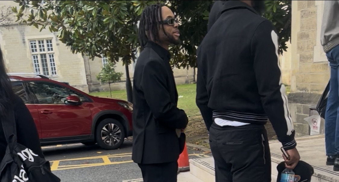 Image showing Poco Lee arriving at Snaresbrook Crown Court for his hearing.